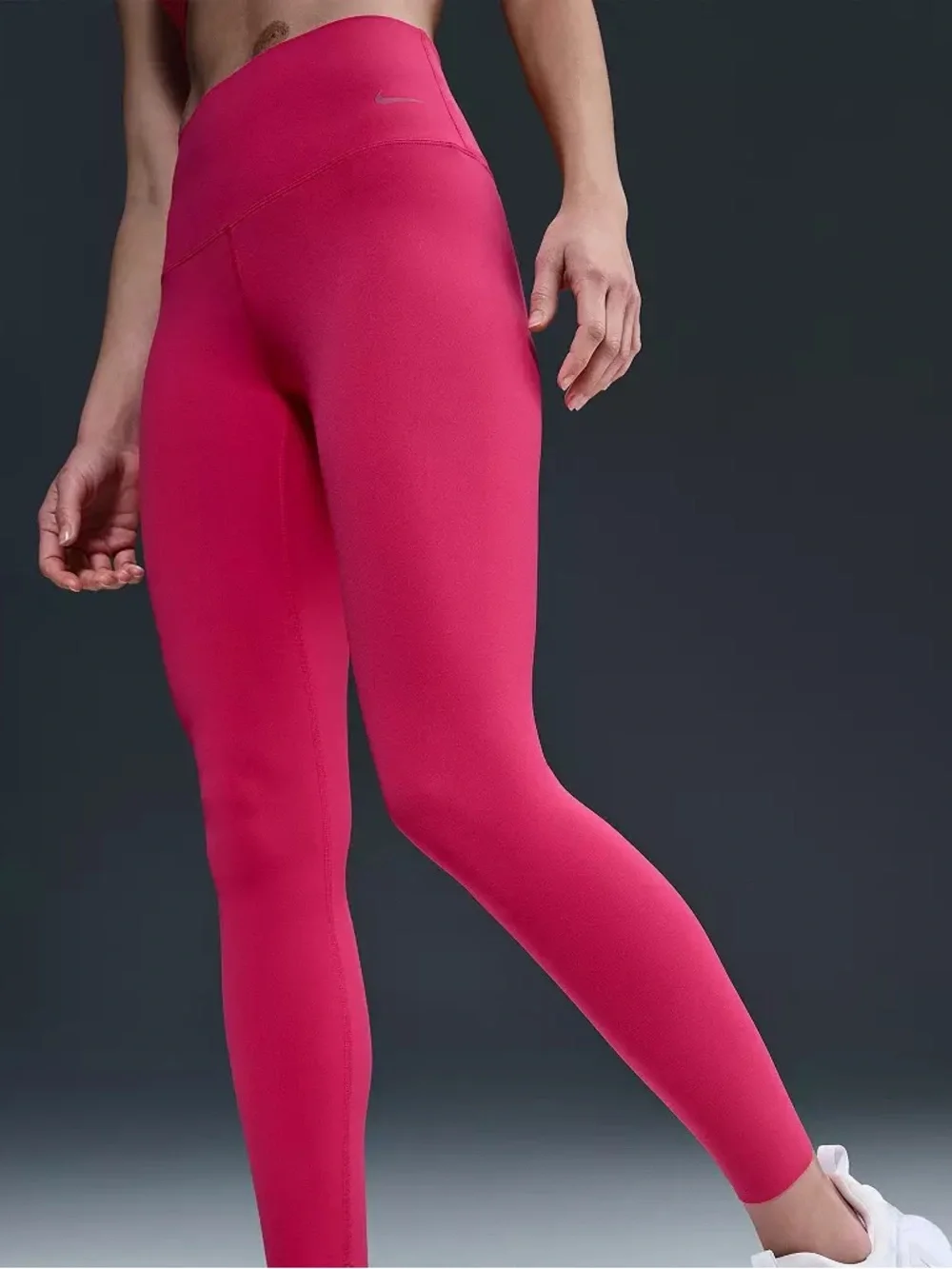 Nike Zenvy High-Waisted 7/8 Leggings Sz S Hot Pink Gentle Support Pants